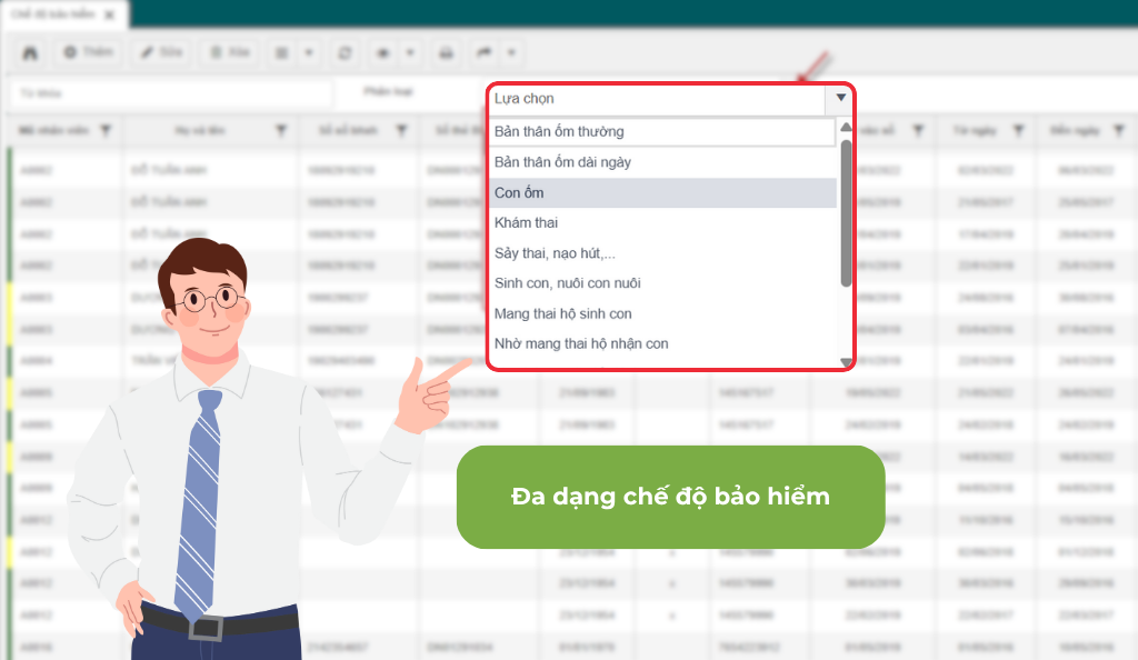 Chế độ bảo hiểm