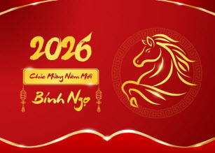 Thông báo lịch nghỉ Tết dương lịch Bính Ngọ 2026