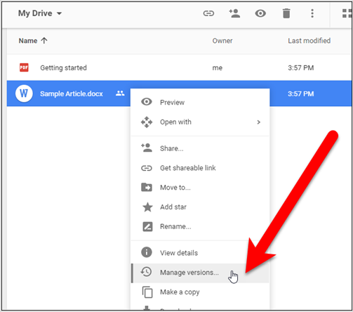 Google Drive: Giữ nguyên link chia sẻ khi đổi tên tập tin